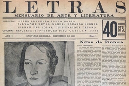 Letras no.5, septiembre 1928