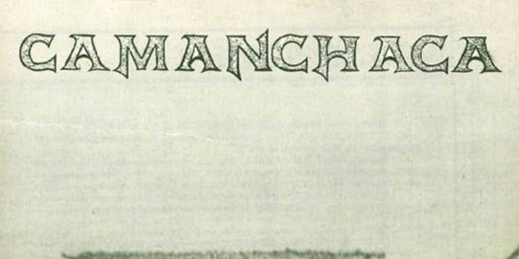 Camanchaca : revista ocasional, n° 8, verano-otoño de 1988