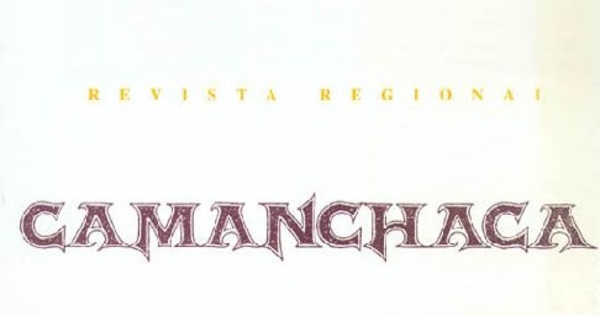 Camanchaca : revista ocasional, n° 14, primavera 1993