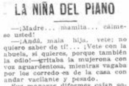 La niña del piano