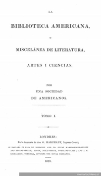 Alocución a la poesía en que se introducen alabanzas de los pueblos e individuos americanos