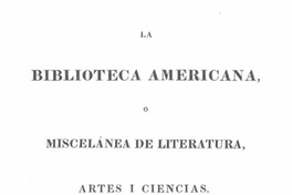 Alocución a la poesía en que se introducen alabanzas de los pueblos e individuos americanos