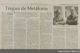 Tregua de metáforas