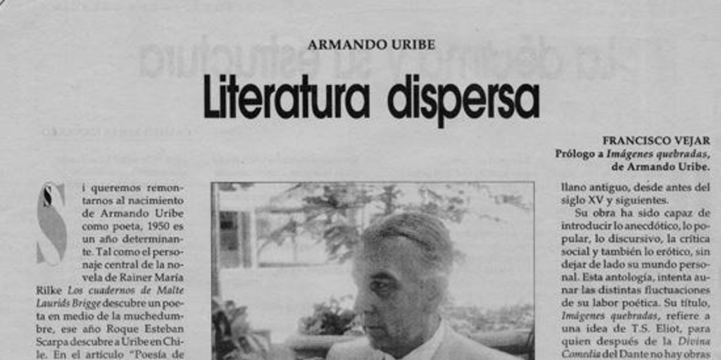 Literatura dispersa