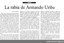 La rabia de Armando Uribe