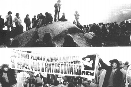 Uno de los homenajes que la ACU le rindió a Neruda en Isla Negra a fines de los '70
