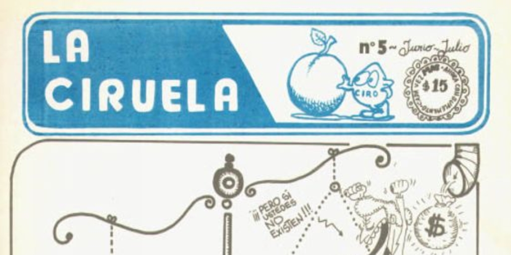 La Ciruela : n° 5, junio-julio de 1980