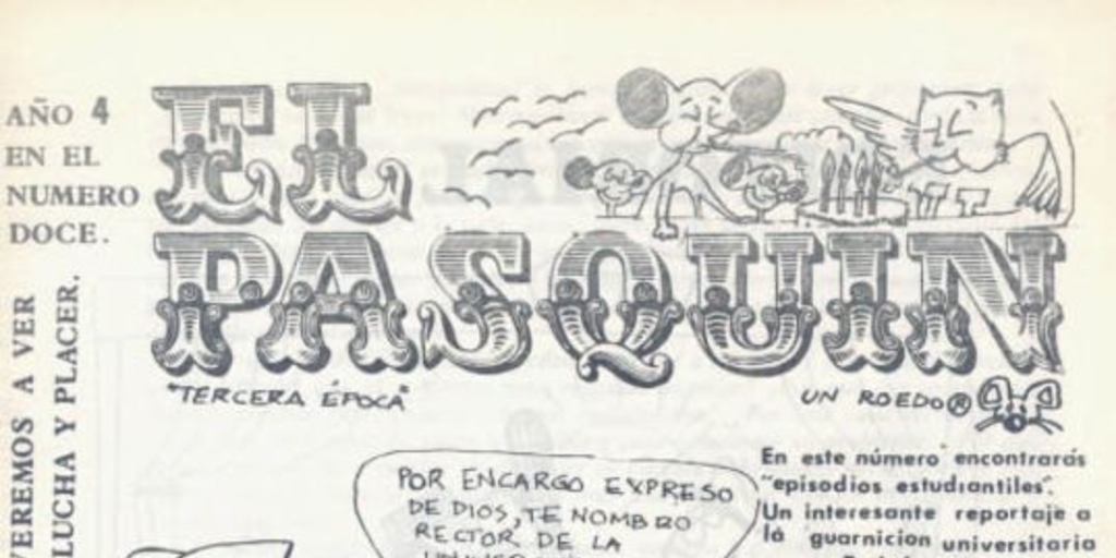 El Pasquín : año 4, nº 12