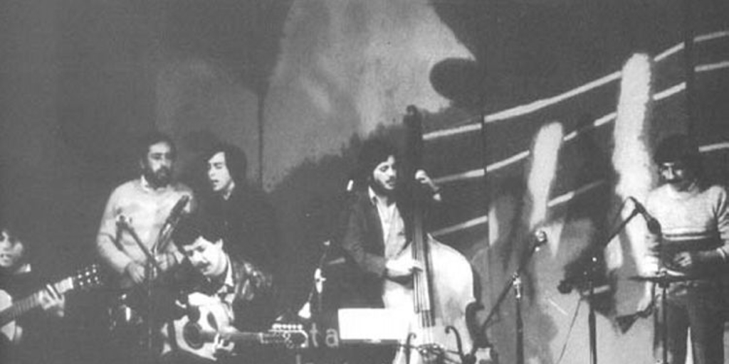 Grupo Aquelarre en el IV Festival de Música Universitaria, 1980