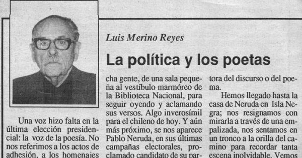 La política y los poetas