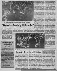 Neruda, poeta y militante