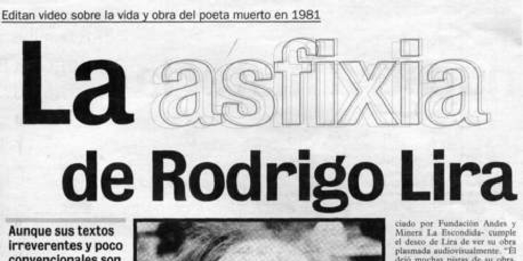 La asfixia de Rodrigo Lira