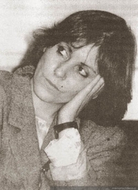 La escritora y fundadora del CADA, Diamela Eltit, en 1999