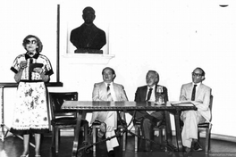 Enrique Campos Menéndez, Pepita Turina, Roque Esteban Scarpa y Ernesto Livacic, 1984