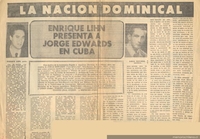 Enrique Lihn presenta a Jorge Edwards en Cuba