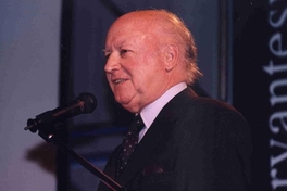 Jorge Edwards, en la inauguración de la Biblioteca Cervantes