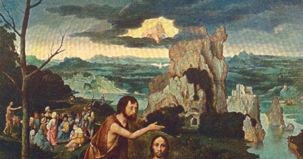 El bautismo de Jesús