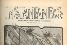 Instantáneas de luz y sombras : semanario festivo, literario, artístico y de actualidades : n° 25 : 9 de septiembre de 1900