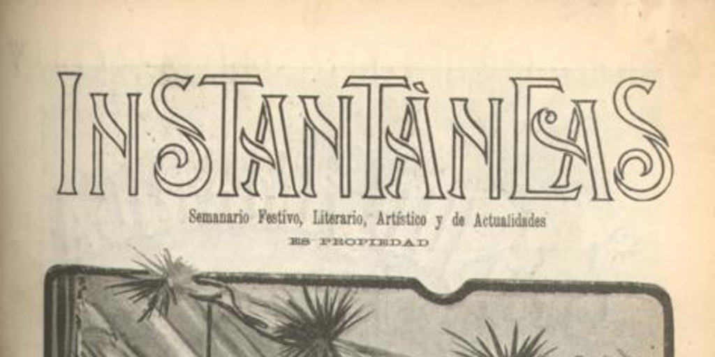 Instantáneas de luz y sombras : semanario festivo, literario, artístico y de actualidades : n° 25 : 9 de septiembre de 1900