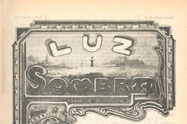 Luz i sombra : n° 9 : 19 de mayo de 1900