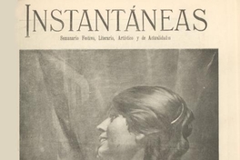 Instantáneas : semanario festivo, literario, artístico y de actualidades : n° 4 : 22 de abril 1900