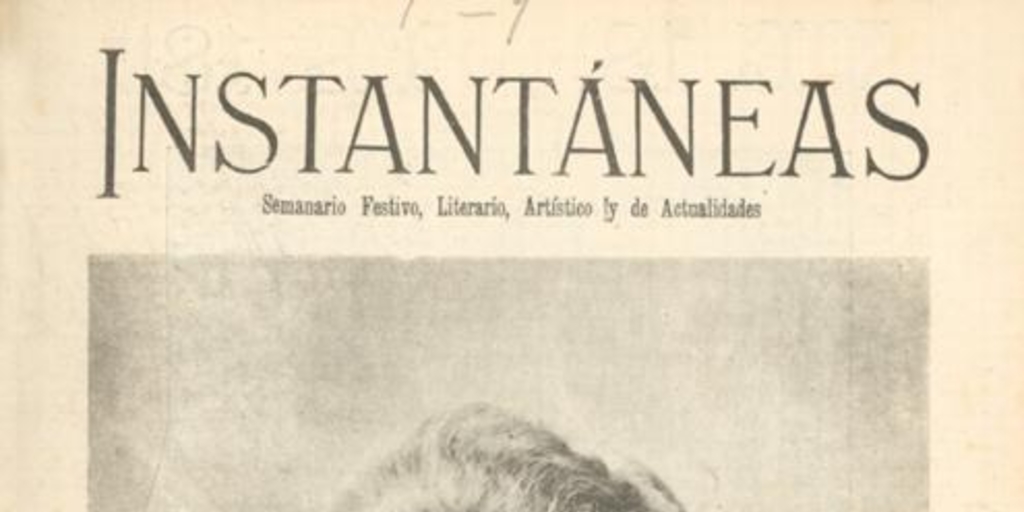 Instantáneas : semanario festivo, literario, artístico y de actualidades : n° 9 : 27 de mayo de 1900