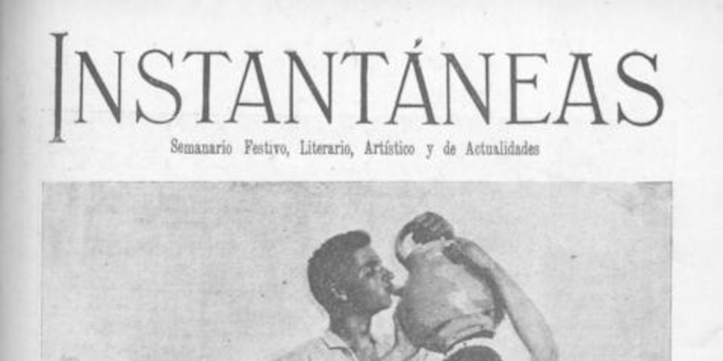 Instantáneas : semanario festivo, literario, artístico y de actualidades : n° 13 : 24 de junio de 1900