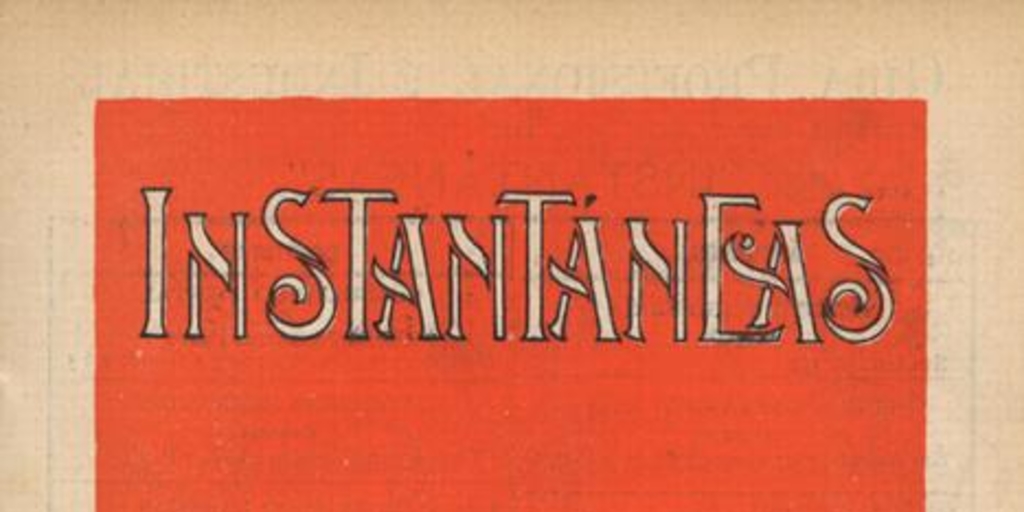 Instantáneas : semanario festivo, literario, artístico y de actualidades : n° 20 : 12 de agosto de 1900