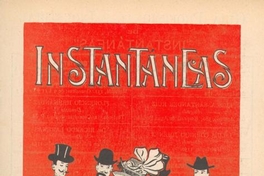 Instantáneas : semanario festivo, literario, artístico y de actualidades : n° 20 : 12 de agosto de 1900