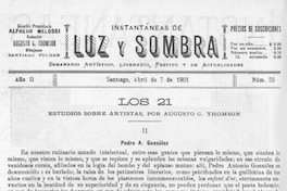 Los 21 : estudios sobre artistas : Pedro A. González