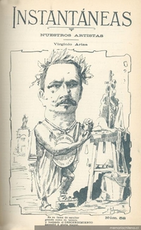 Portada de Instantáneas de luz y sombra. Año 2, número 52, 17 de marzo de 1901