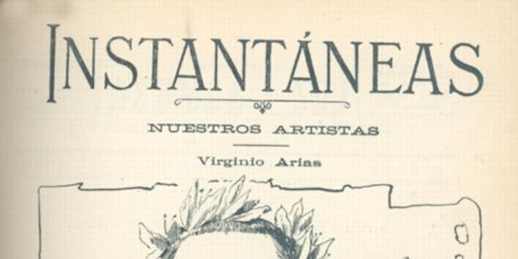 Portada de Instantáneas de luz y sombra. Año 2, número 52, 17 de marzo de 1901