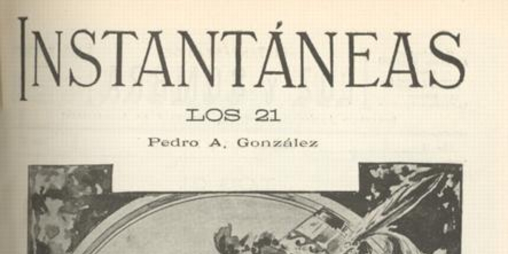 Portada de Instantáneas de luz y sombra. Año 2, número 55, 7 de abril de 1901
