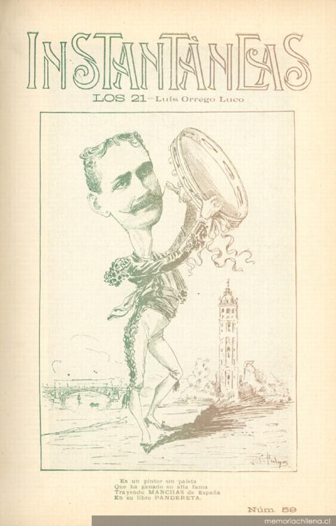 Portada de Instantáneas de luz y sombra. Año 2, número 59, 5 de mayo de 1901