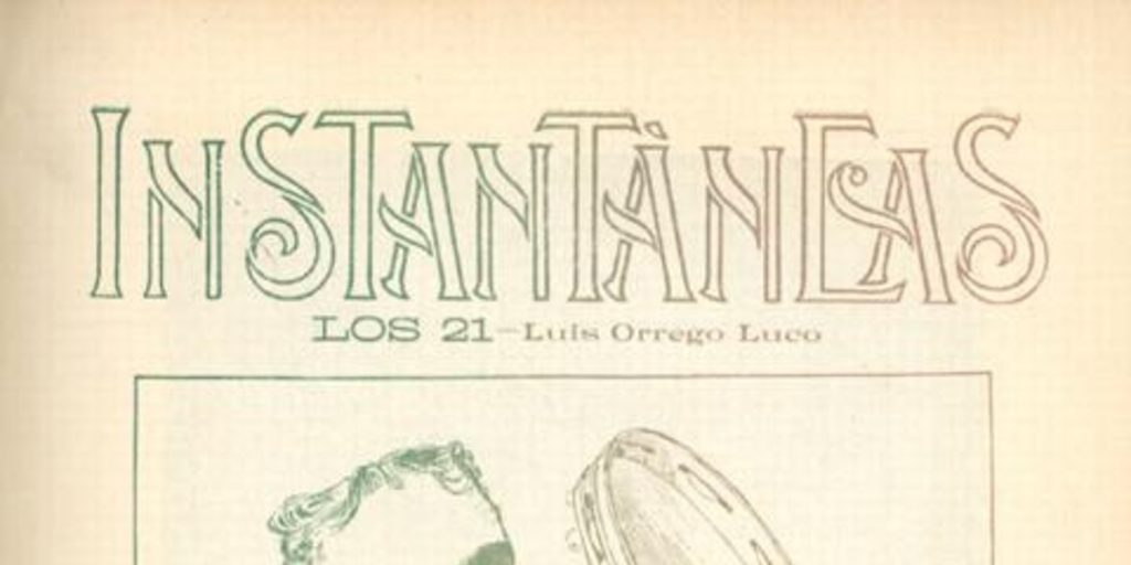 Portada de Instantáneas de luz y sombra. Año 2, número 59, 5 de mayo de 1901