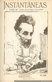 Caricatura de Juan Francisco González