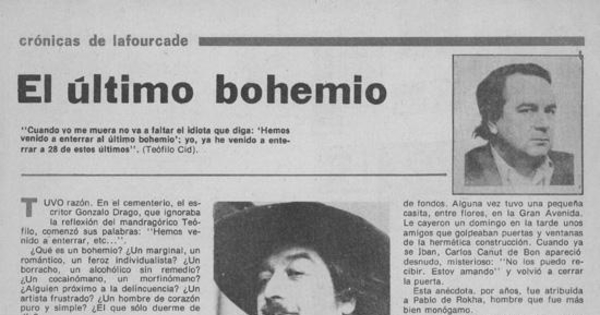 El último bohemio