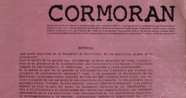 Cormorán : n° 2, octubre de 1969