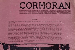 Cormorán : n° 2, octubre de 1969