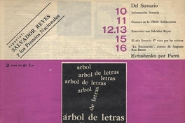 Árbol de Letras : n° 2, enero de 1967