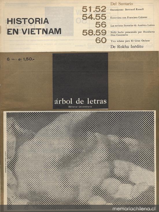 Árbol de Letras : n° 6, mayo de 1968