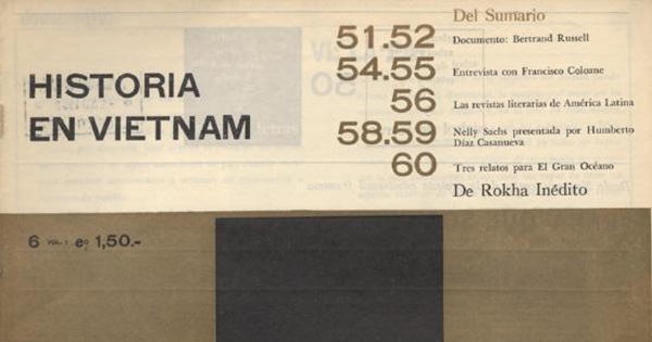 Árbol de Letras : n° 6, mayo de 1968