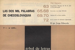 Árbol de Letras : n° 7, junio de 1968