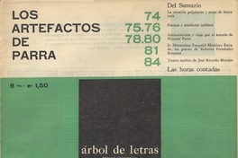 Árbol de Letras : n° 8, julio de 1968