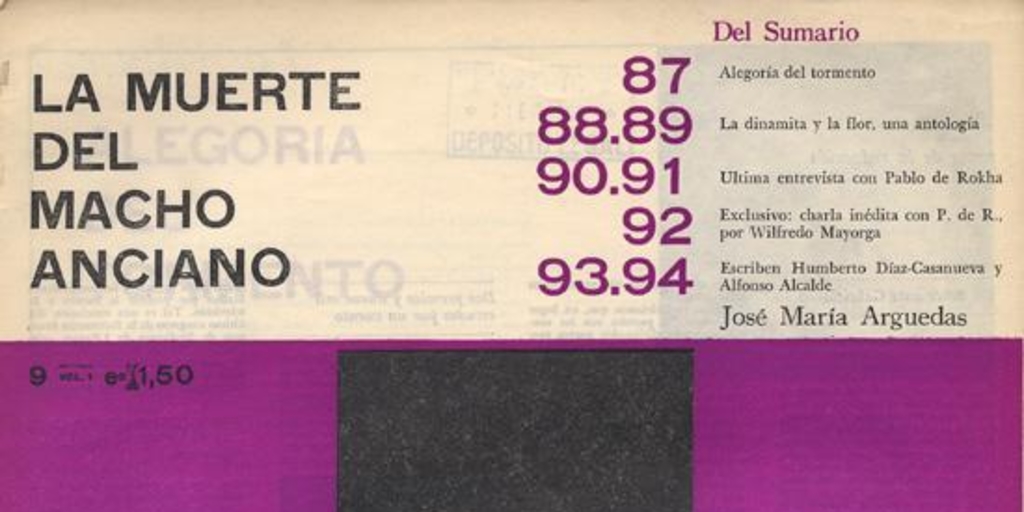 Árbol de Letras : n° 9, agosto de 1968