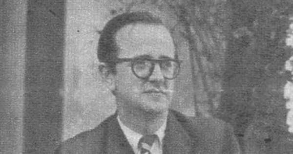 José Donoso en su juventud, 1957