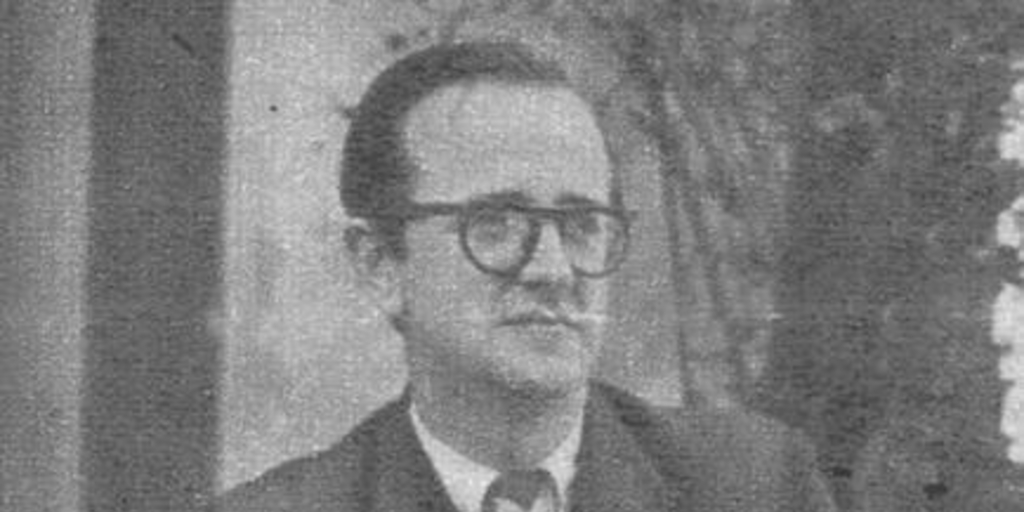 José Donoso en su juventud, 1957