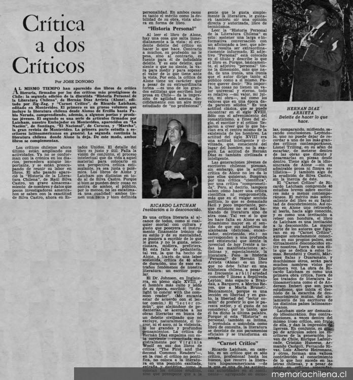 Crítica a dos críticos