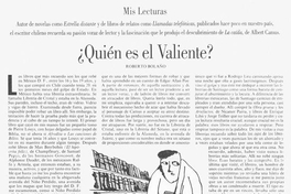 ¿Quién es el valiente?