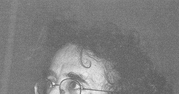 Roberto Bolaño dictando una conferencia